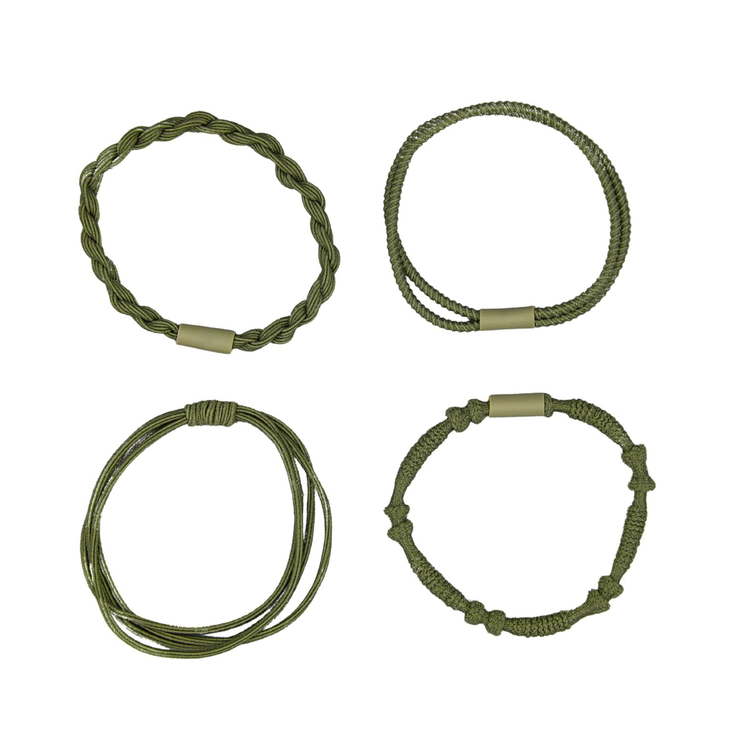 Woodland Chic - 12er Haargummi Set - CHIVEL